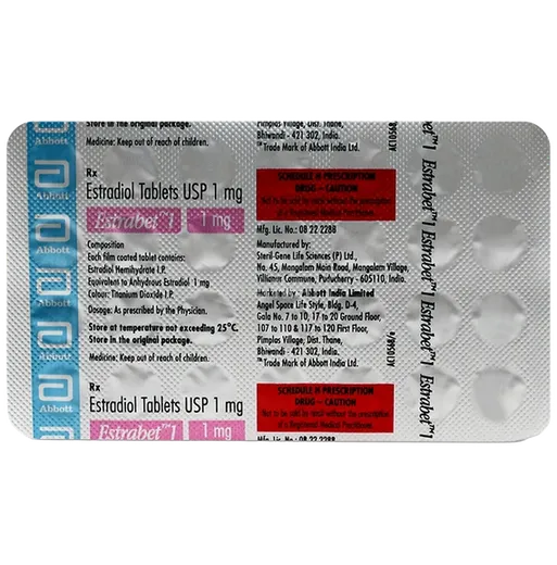 estrabet 1mg tablet 28's